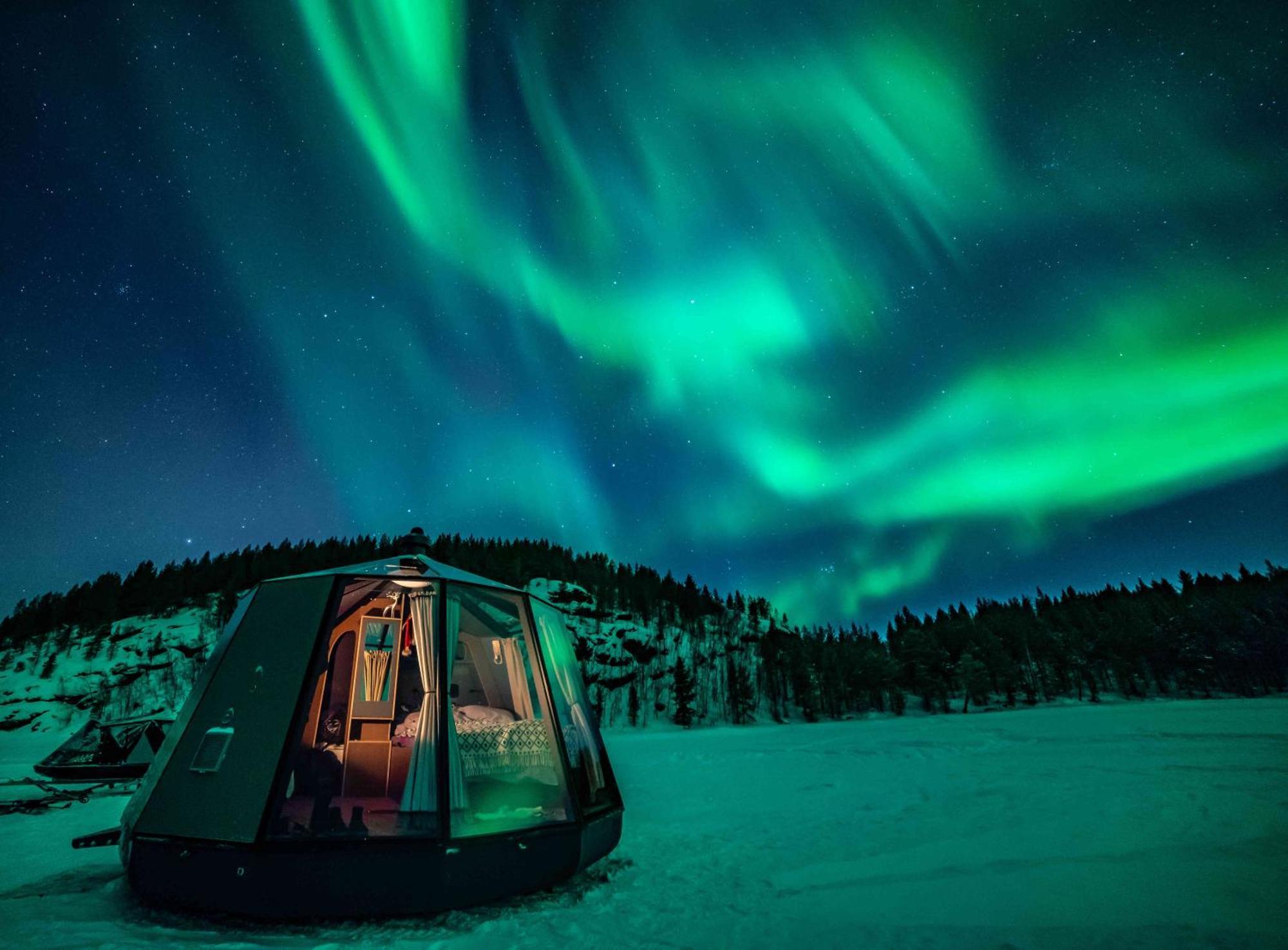 Aurora Camp Kurravaara Villa Exterior photo